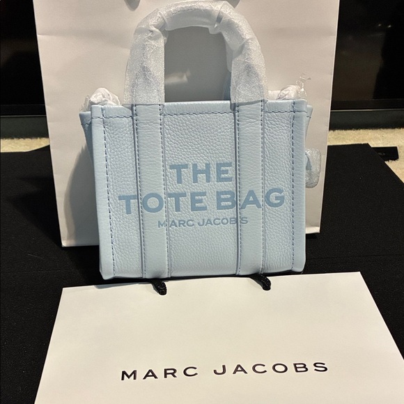 Marc Jacobs Handbags - Marc Jacobs Sky Blue Mini Tote